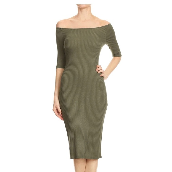 Ribbed Dress - Picture 1 of 3